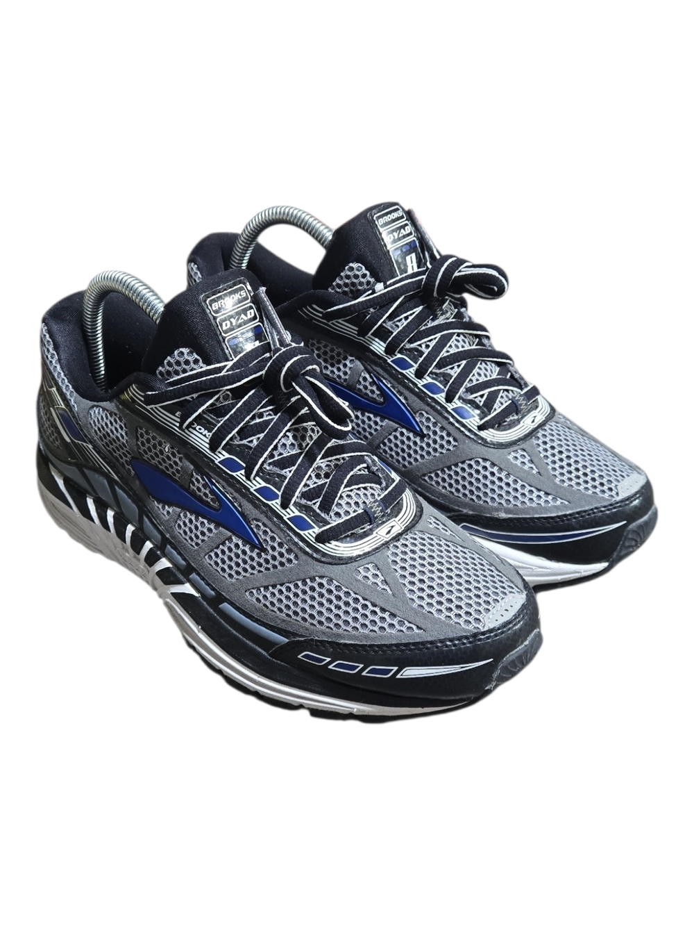 Brooks DYAD 8 Running Shoes Gray/Blue/White Men Sz 7.5